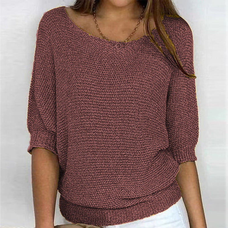 Maglia casual a tinta unita