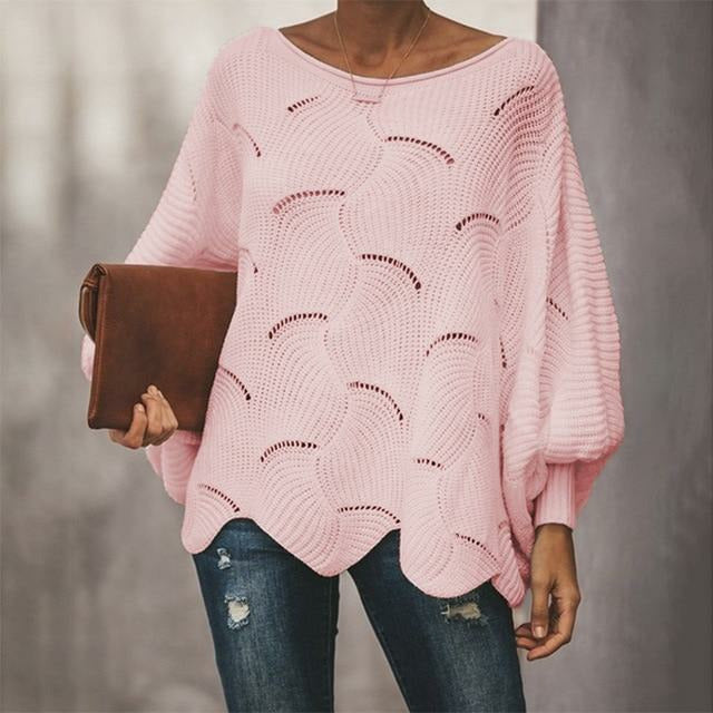 Maglione oversize casual e sciolto